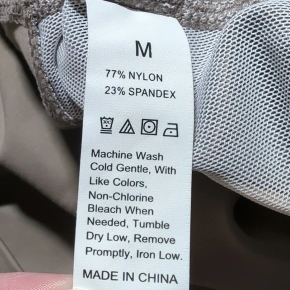 Fawnfit Long Length Lift Tank 2.0 With Built-In Bra In Taupe - Picture 4 of 7